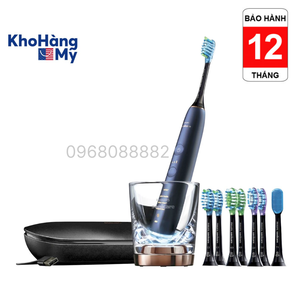 [Trả góp 0%]Bàn chải đánh răng thông minh Philips Sonicare DiamondClean Smart 9700