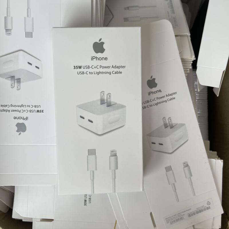 Mới về 2023 củ sạc a 2 cổng type-c 35w mnwp3za-a | giá rẻ, bền củ sạc a 35w 2 cổng type-c và usb-a | giá rẻ củ sạc nhanh 35w 2 cổng type c công nghệ sạc nhanh sạc kép 35w usb-c power adapter củ sạc nhanh a 35w dual usb-c port power