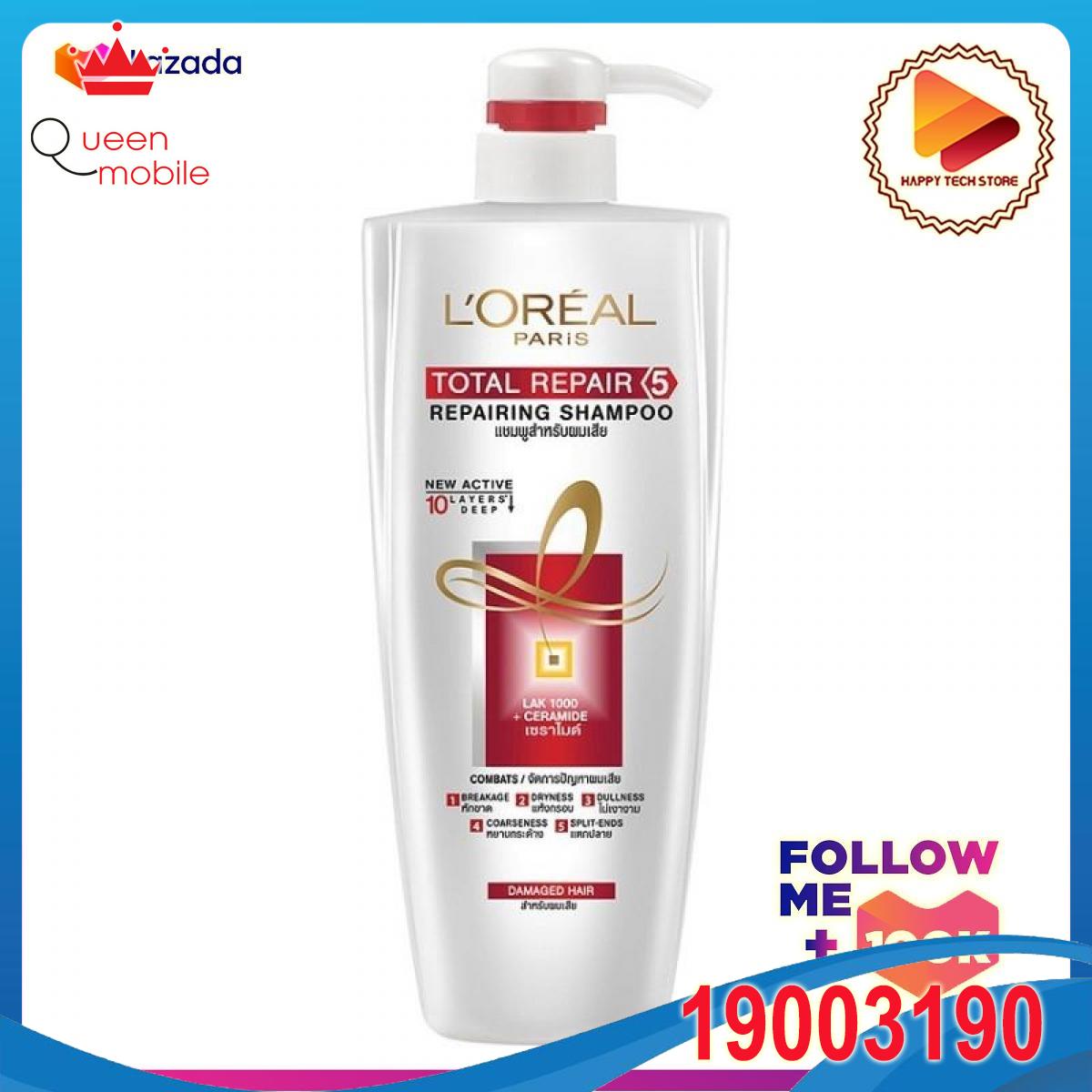 Dầu gội l'oreal phục hồi total repair 650ml