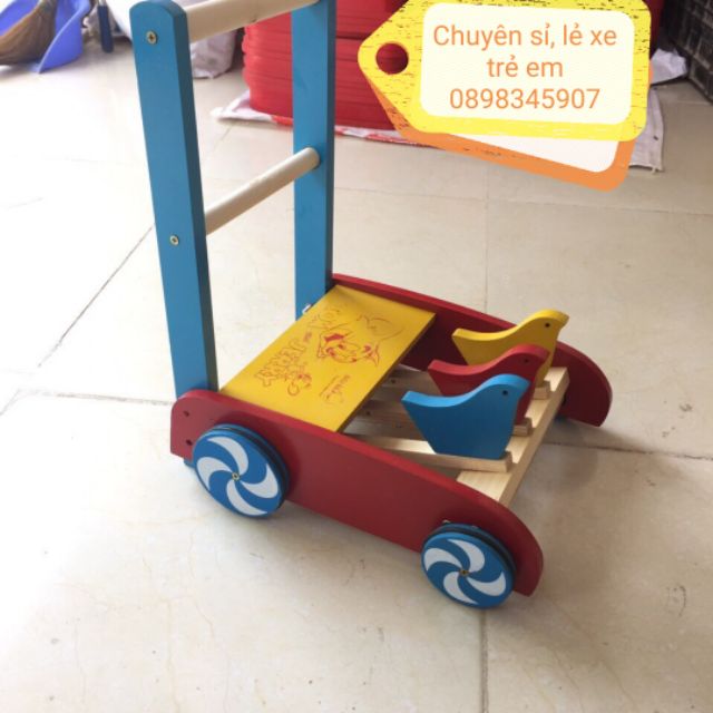 Xe gà gỗ tập đi (LOẠI 1)