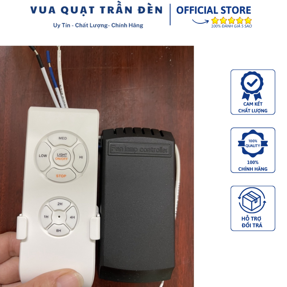 Bộ điều khiển quạt trần từ xa- remote điều khiển từ xa cho quạt trần đèn⭐️vua quạt trần đèn