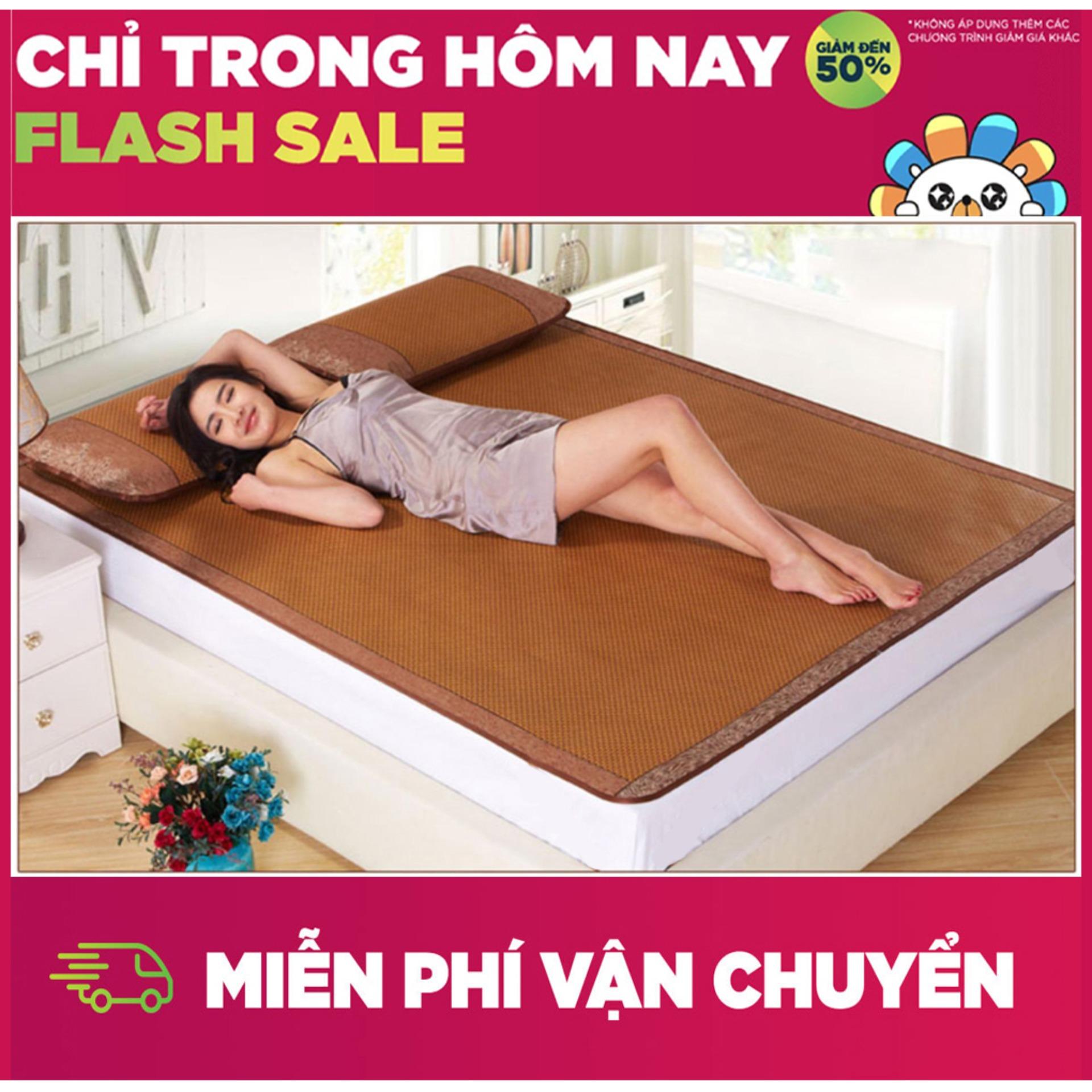 Chiếu ngủ - Chiếu điều hòa 1m6x2m Mỏng thoáng khí mát rượi cực kì bền bỉ M168 - Bh uy tín 1 đổi 1