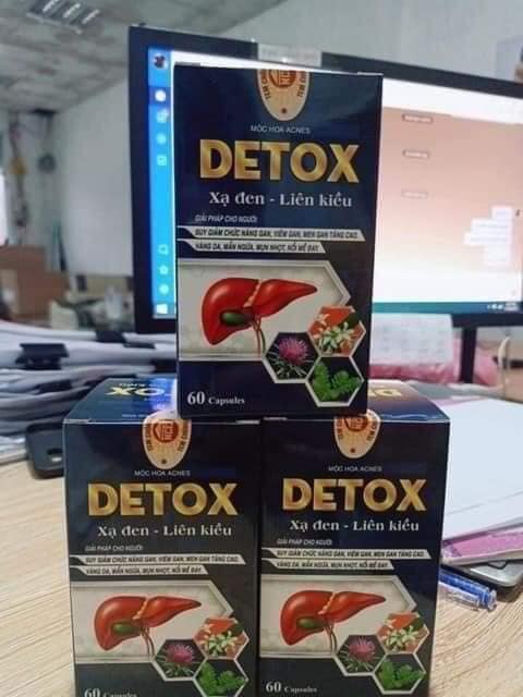 Viên giải độc gan Detox Xạ đen - Liên kiều NCT3 - 60 viên
