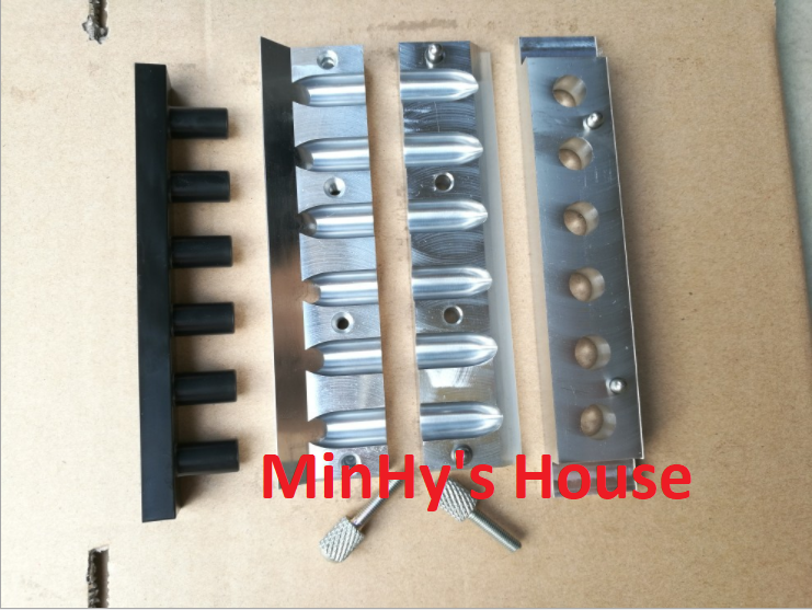 Khuôn son inox 6 lỗ đường kính 12.1