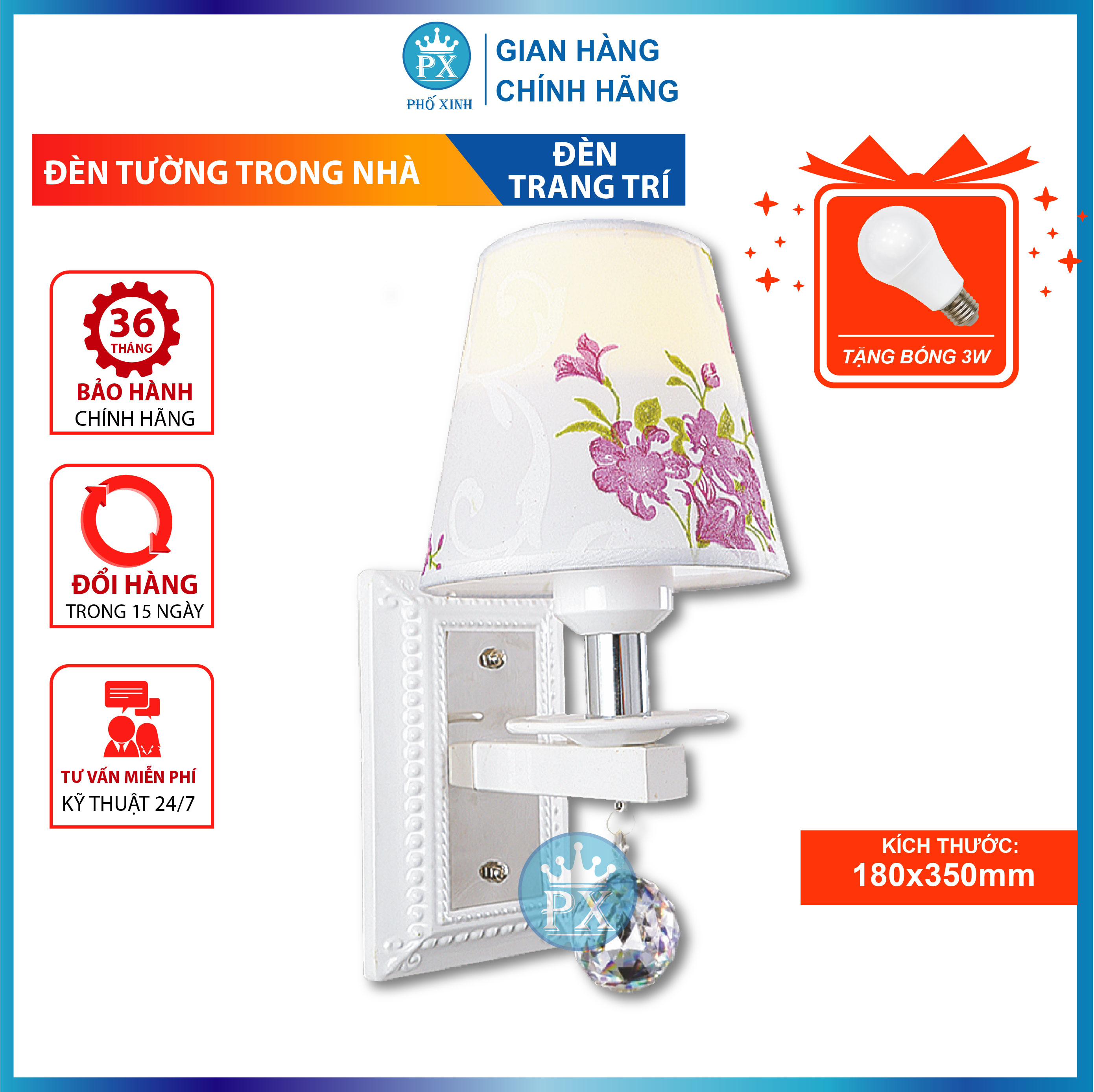 Đèn tường, đèn ngủ, đèn cầu thang 2023