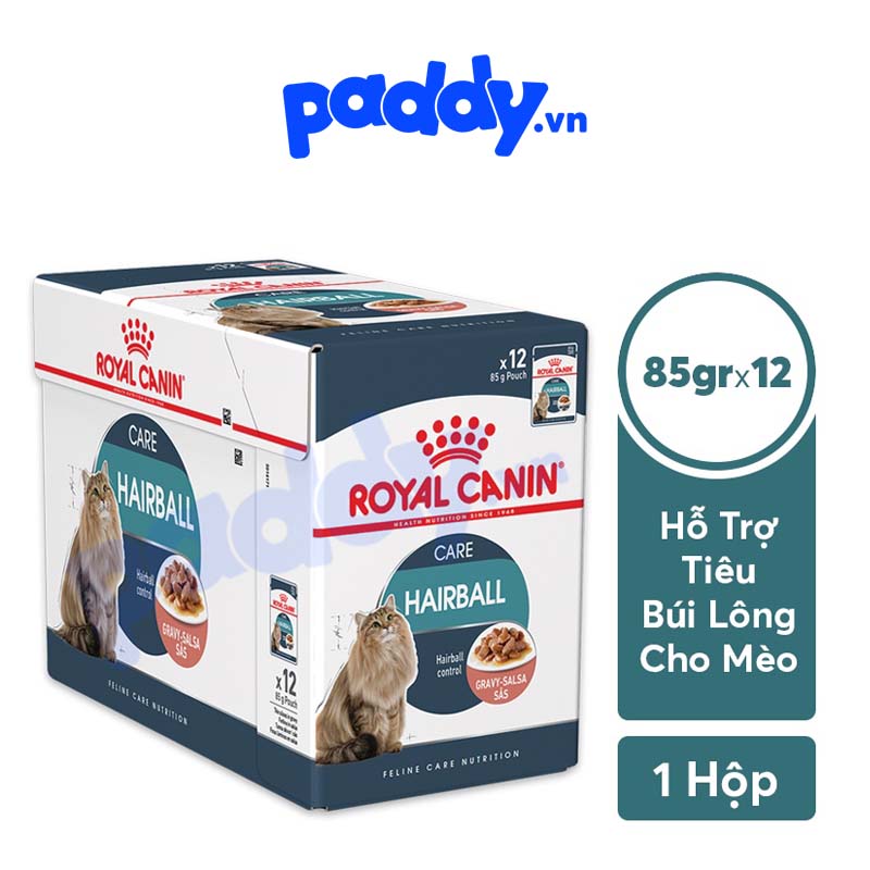 Pate Cho Mèo Tiêu Búi Lông Royal Canin Hairball Care 85g