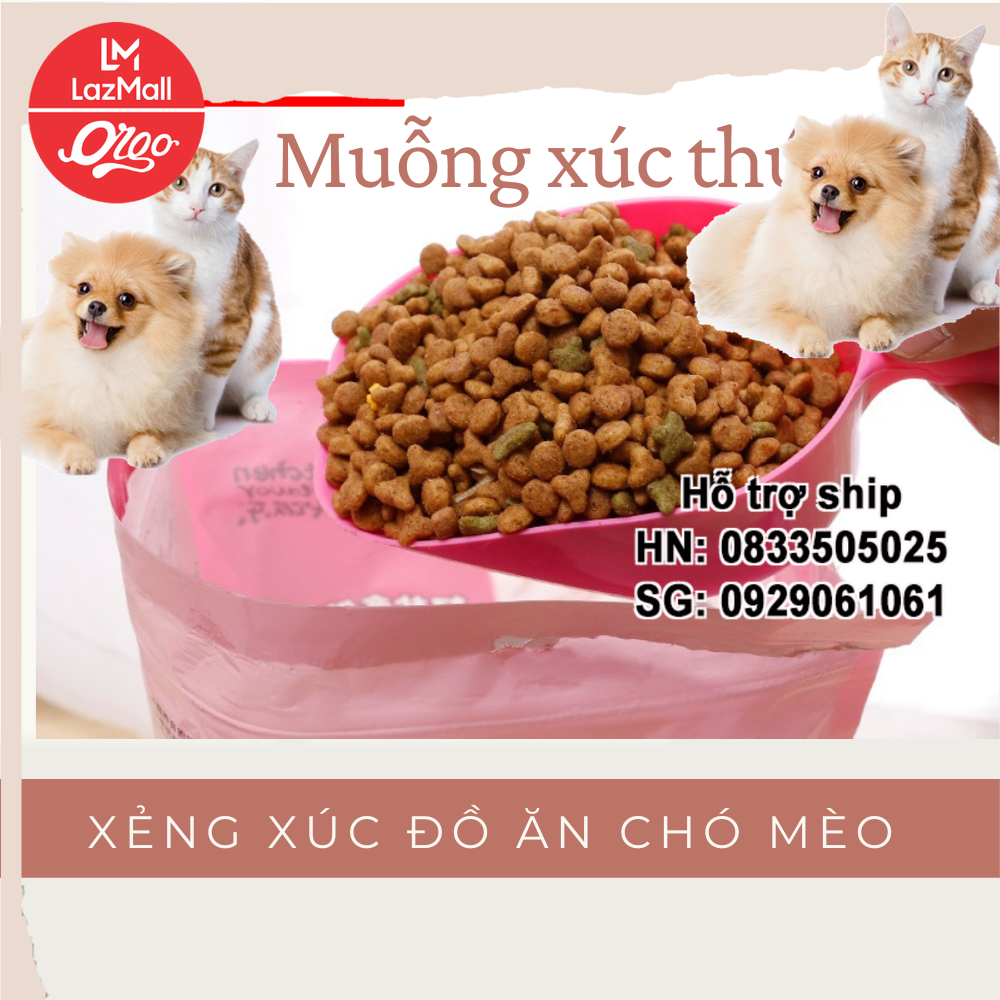 Muỗng Xẻng xúc thức ăn cho thú cưng