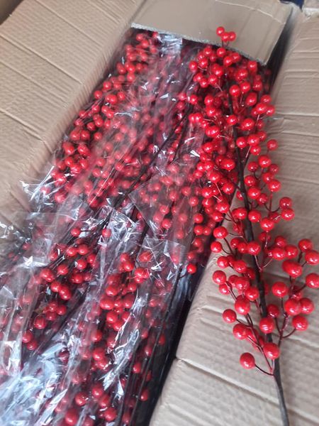 Cành đào đông, 12 nhánh quả to , trang trí tết