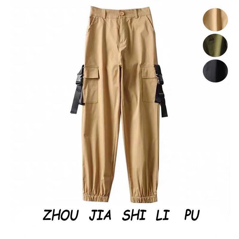 QUẦN JOGGER KAKI NỮ PHỐI TÚI HỘP PHONG CÁCH COOL NGẦU-NAUY