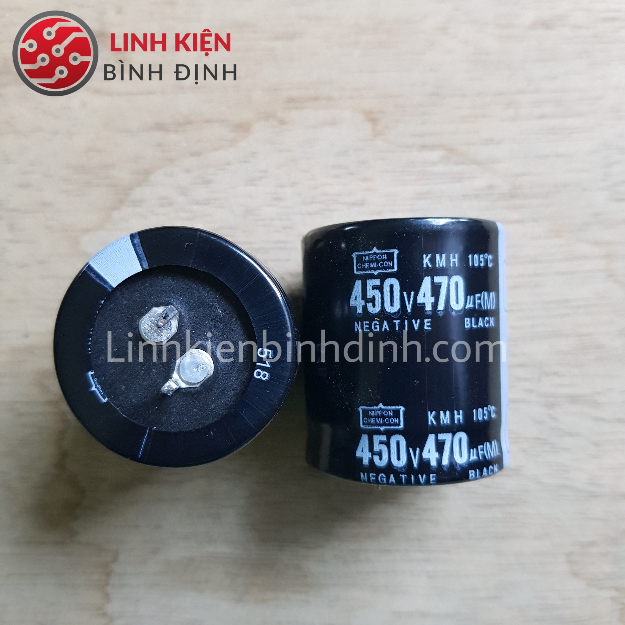 Tụ 470uf 450v chân cứng 35x40mm chất lượng cao