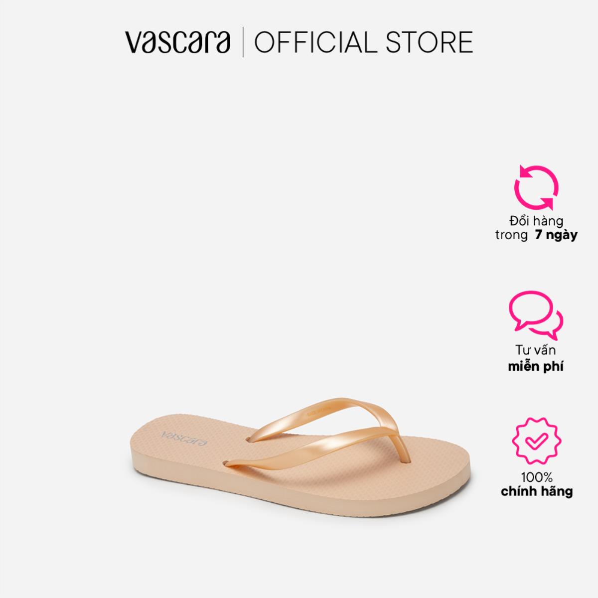 Vascara dép kẹp xốp monochrome - dxp 0186