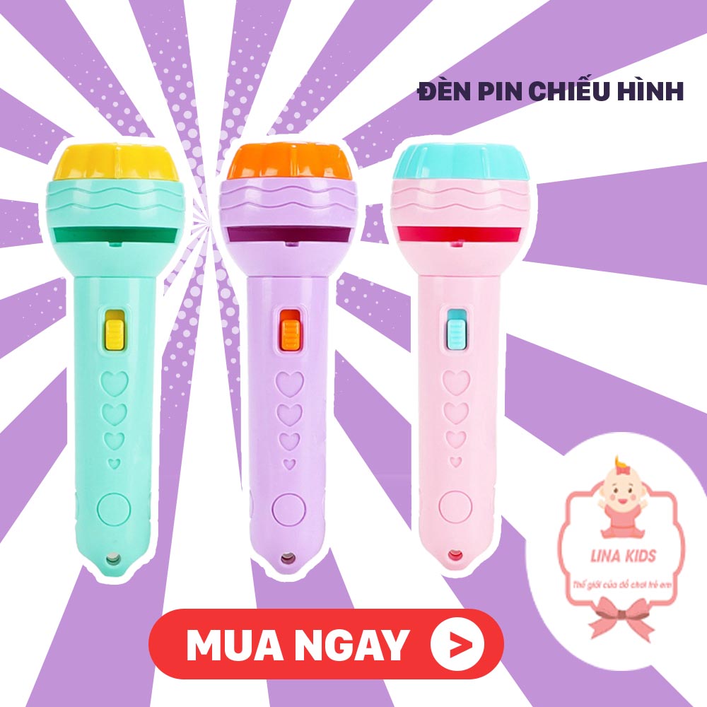 Đèn pin chiếu hình - đèn pin 80 hình - đền pin chiếu hình 3d - lina kisd