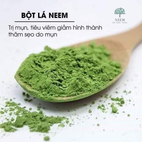 Bột lá neem ấn độ nguyên chất-ngừa mụn giảm nhờn