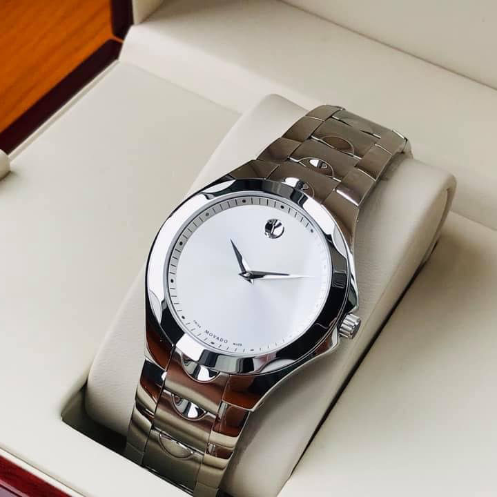 HCM]ĐỒNG HỒ NAM Movado Luno Sport Stainless Silver 0606379 Đồng Hồ