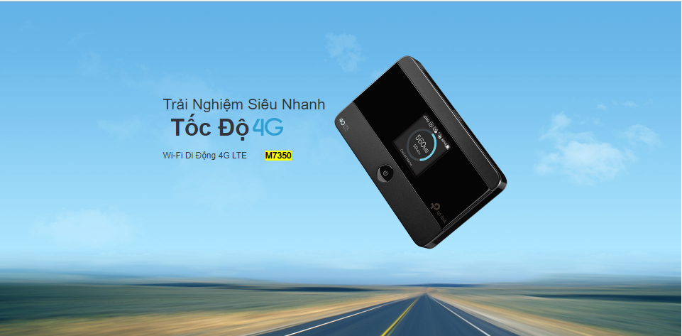Bộ phát wifi di động 4g lte 150mbps tp-link m7350