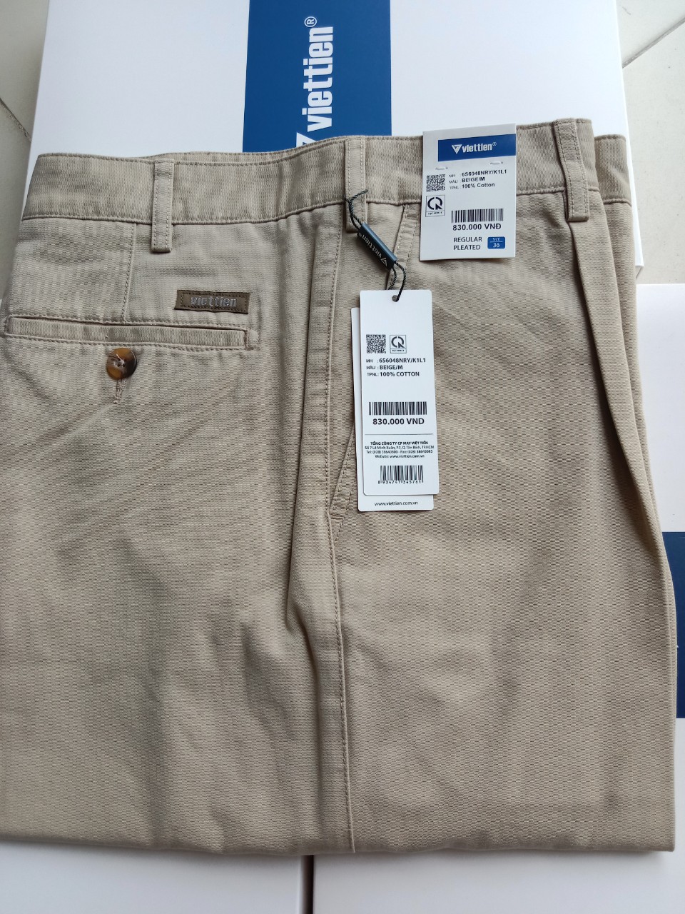 Quần Kaki nam Việt Tiến