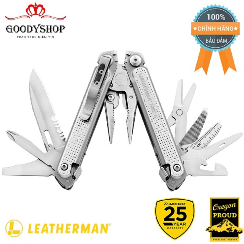Kềm đa năng leatherman free™ p2 19 tools goodyshop