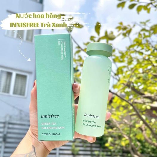 Nước Hoa Hồng Innisfree Green Tea Balancing Skin hàn quốc 200ml