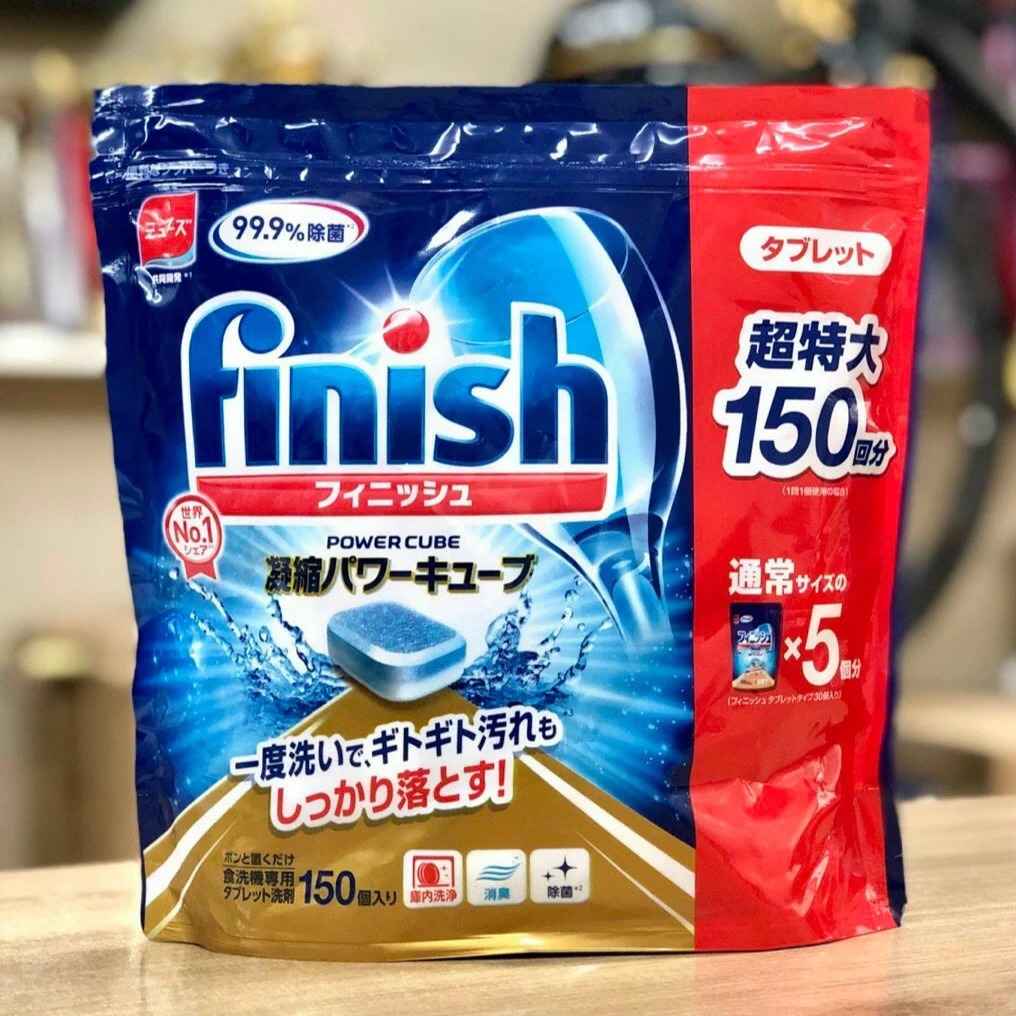 Viên rửa bát finish 150 viên - nhật bản - chuyên dùng cho máy rửa bát