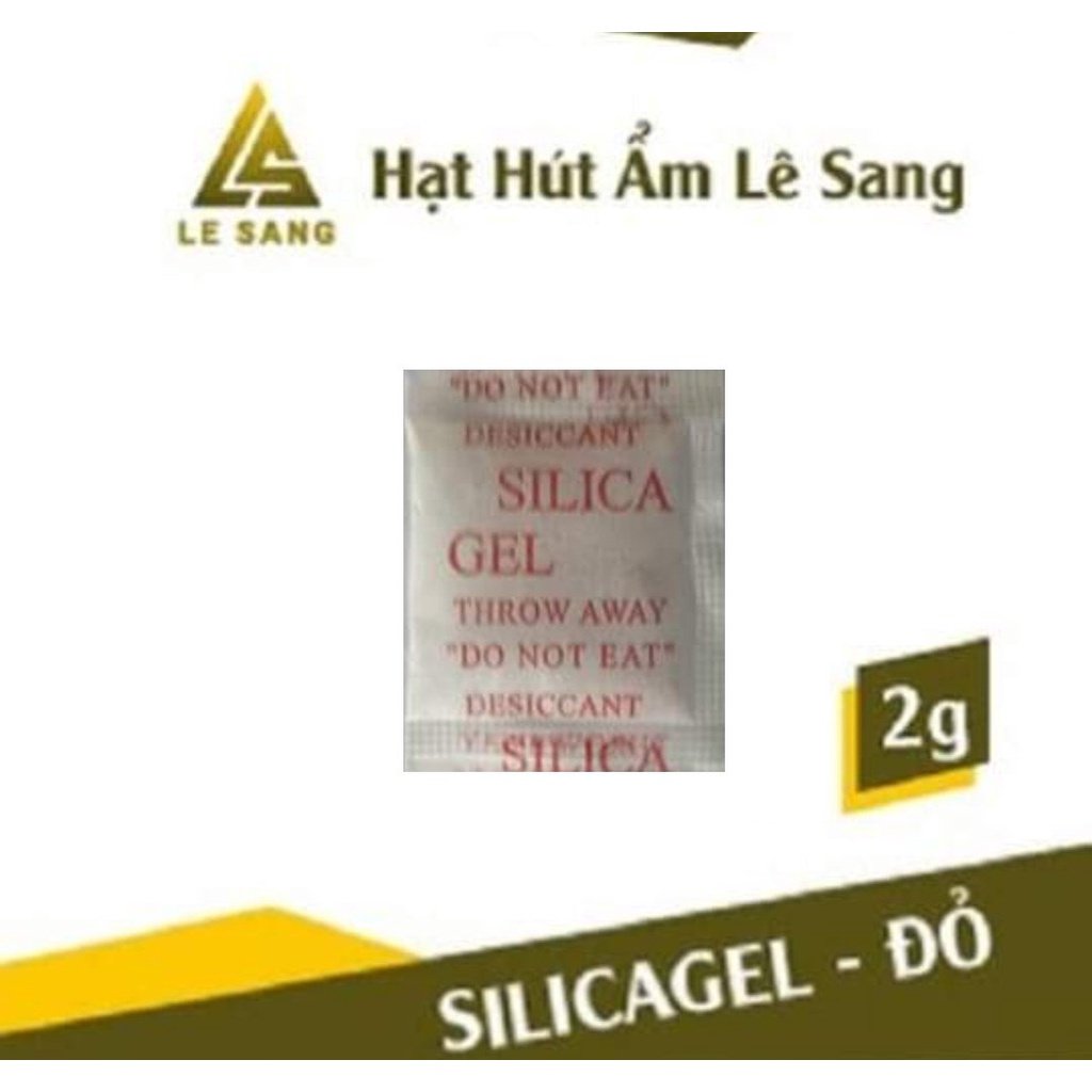 Gói hút ẩm đóng gói 2 Gram - bịt 1kg gram Silica Gel - Hạt chống ẩm mốc khử mùi