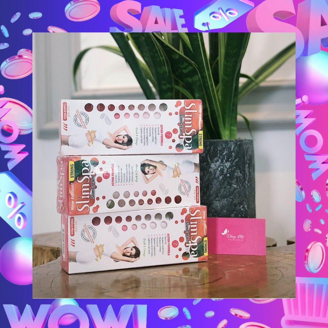 [HCM]KEM TAN MỠ HỖ TRỢ SĂN CHẮC DA SLIMSPA TROPICAL WARM SLIM 120ML