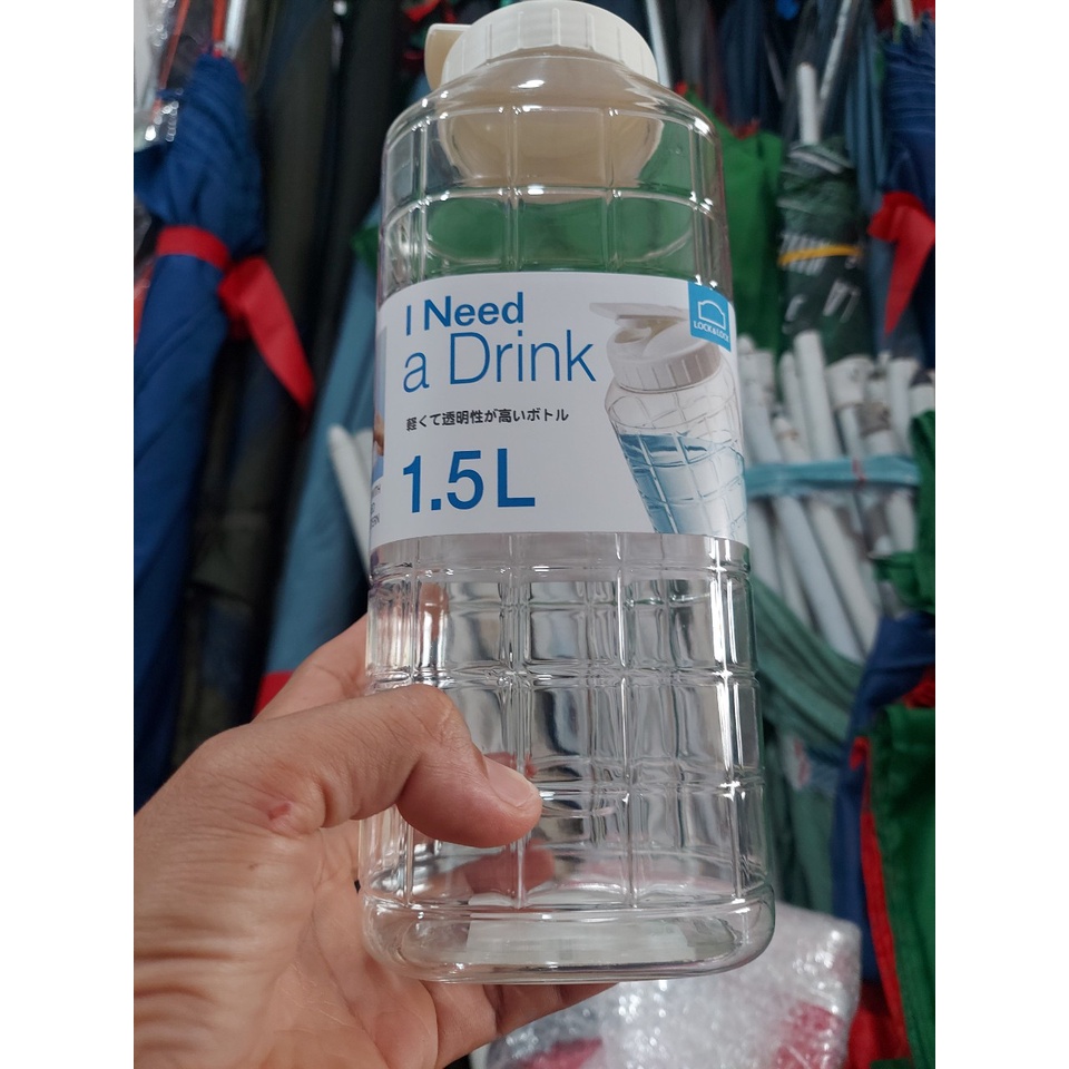 Bình nước lock and lock 1.5l hàng