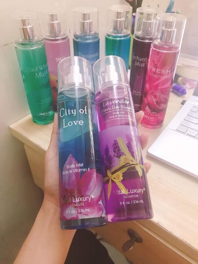 [HCM][ COMBO 5 CHAI ] Xịt Thơm Toàn Thân Vital Luxury - Body mist - Xịt thơm body - Xịt thơm - Nước hoa body