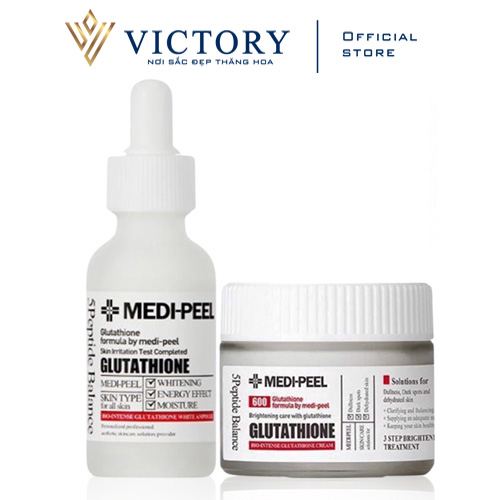 Kem dưỡng, serum dưỡng trắng medipeel glutathione 600 white