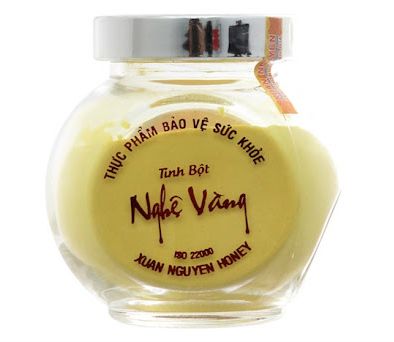 Tinh bột nghệ vàng xuân nguyên lọ 75gr - hổ trợ viêm loét dạ dày - làm sáng đẹp da - chống thâm sẹo