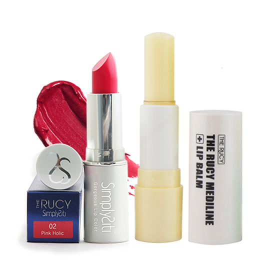 Bộ trang điểm the rucy (son symlisity silver #2 & son dưỡng môi lip balm vanilla)