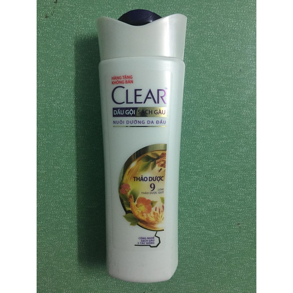 [HCM]DẦU GỘI thảo dược CLEAR chai 140g hàng quà tặng