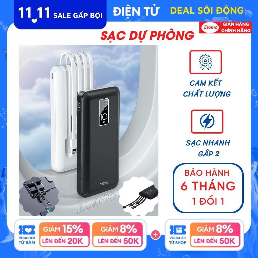 Sạc pin dự phòng 2000mah, Pin dự phòng 1000mah, Pin sạc dự phòng P200 P100, Sạc dự phòng sạc nhanh- Elamo