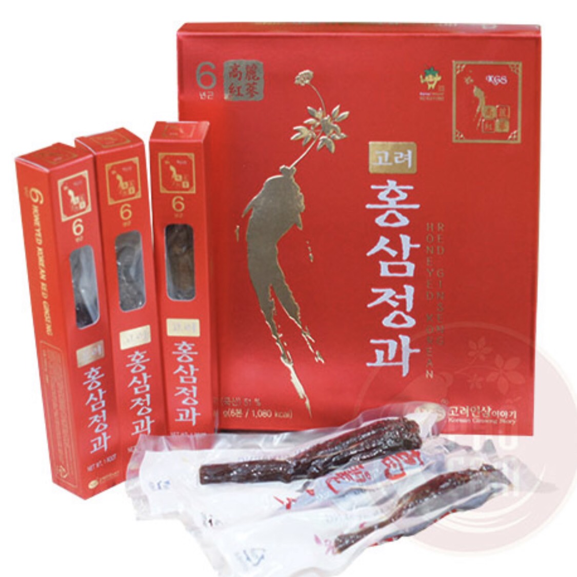 Hồng sâm củ tẩm mật ong KGS Hàn Quốc 300g, hỗ trợ giảm mệt mỏi, hồng sâm tẩm mật ong, sâm củ tẩm mật ong, Occar
