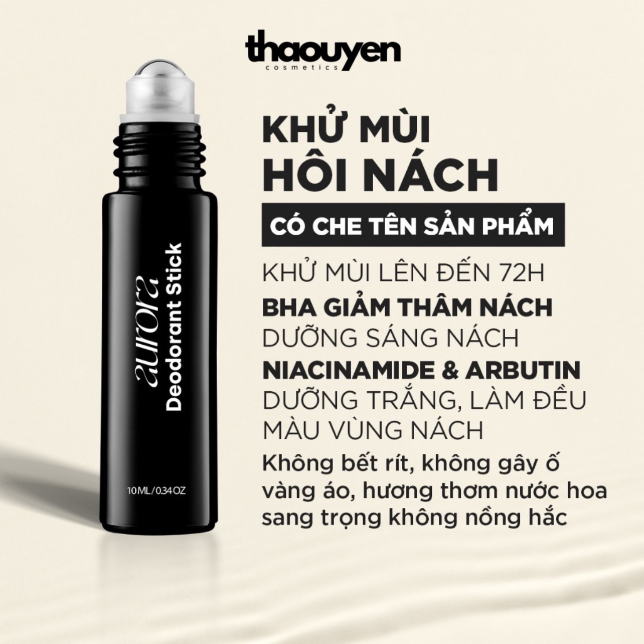 Serum khử mùi hôi nách, ngăn tiết mồ hôi, giảm thâm nách hương nước hoa dạng lăn skinlax 10ml