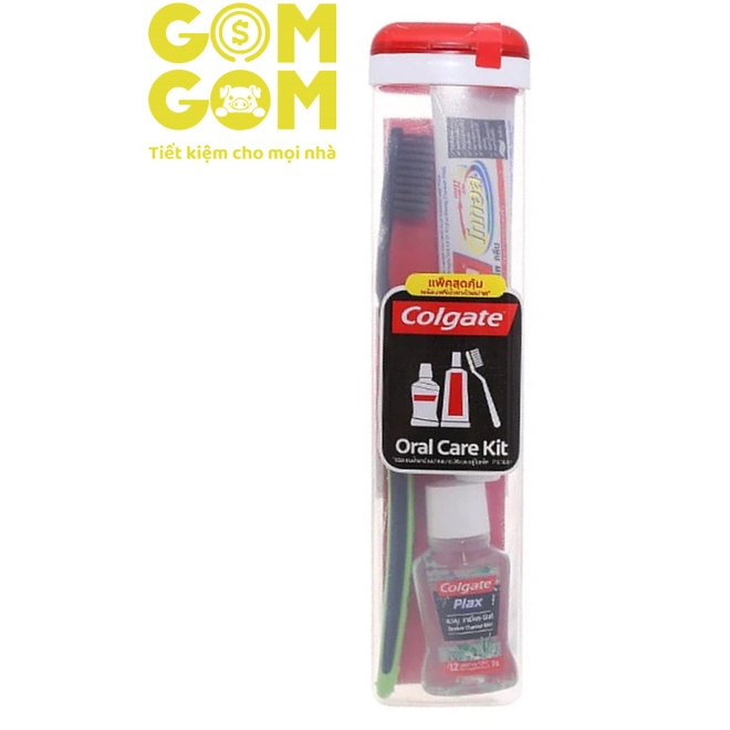Bộ chăm sóc răng miệng du lịch colgate charcoal