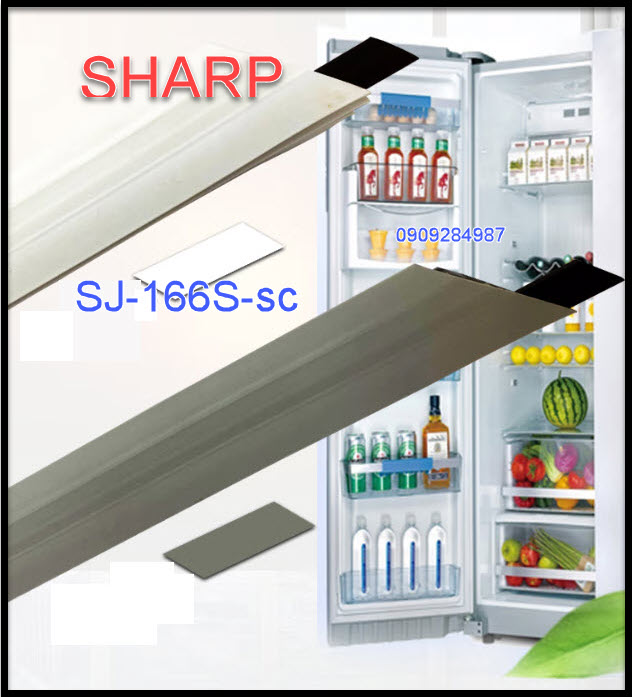 Ruon cửa của tủ lạnh sharp model sj-166s-sc