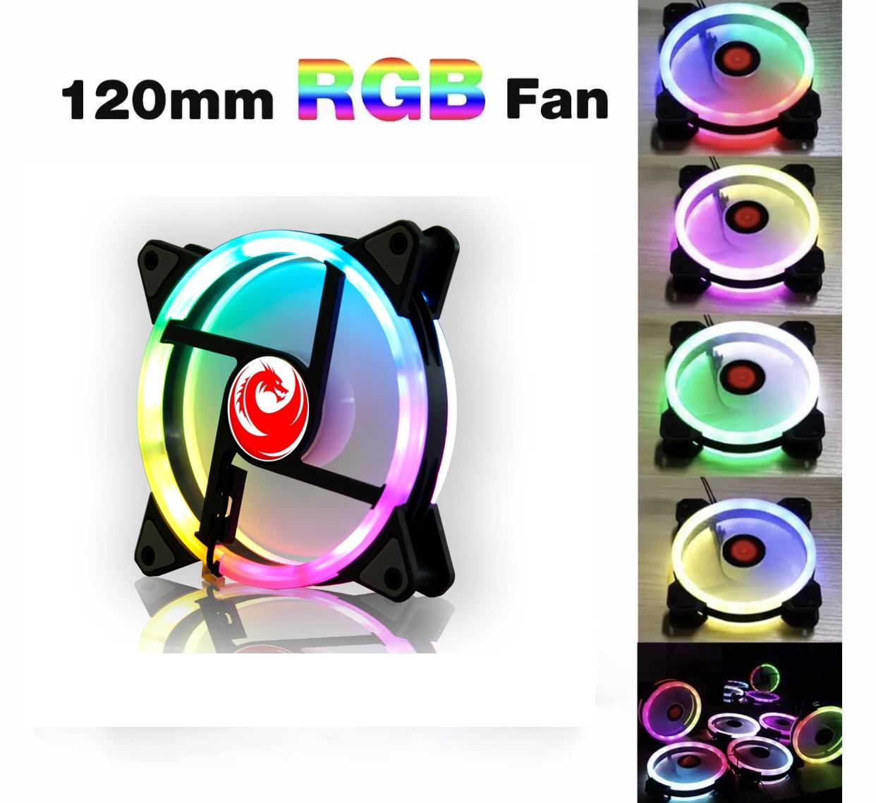 Quạt Tản Nhiệt, Fan Case 2018 Led RGB Digital 16 Triệu màu (1 cái)