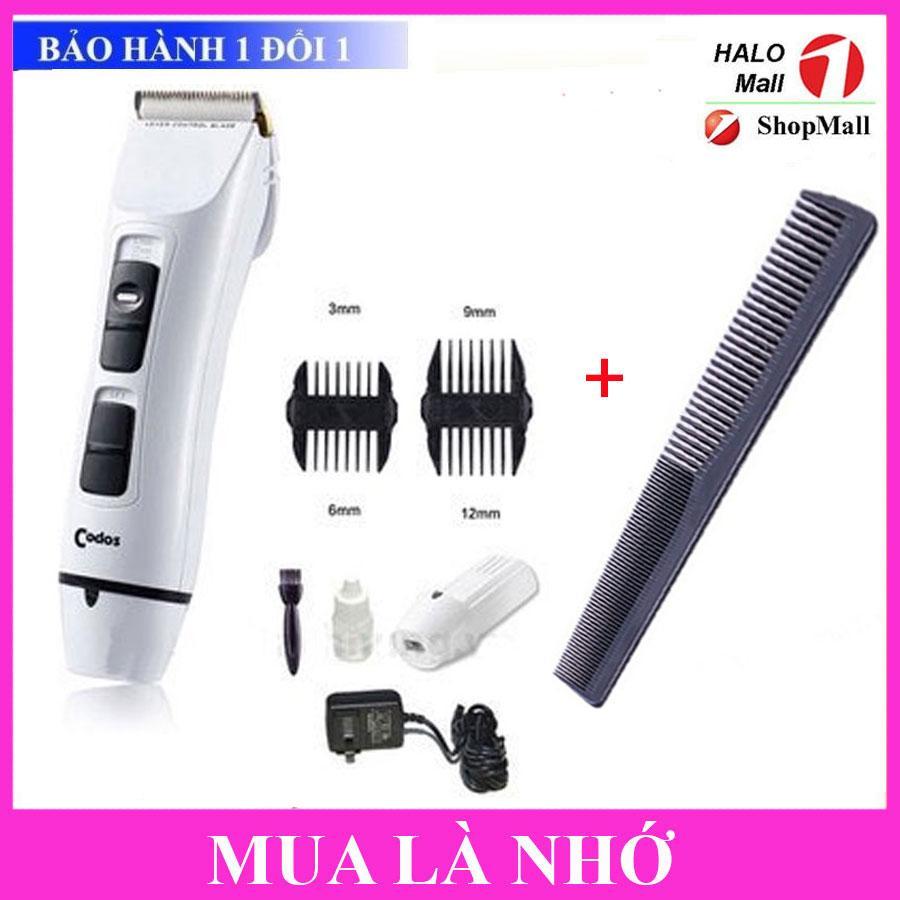 Tông đơ hớt tóc nam chuyên nghiệp codos t6 tặng lược cắt tóc tiện lợi