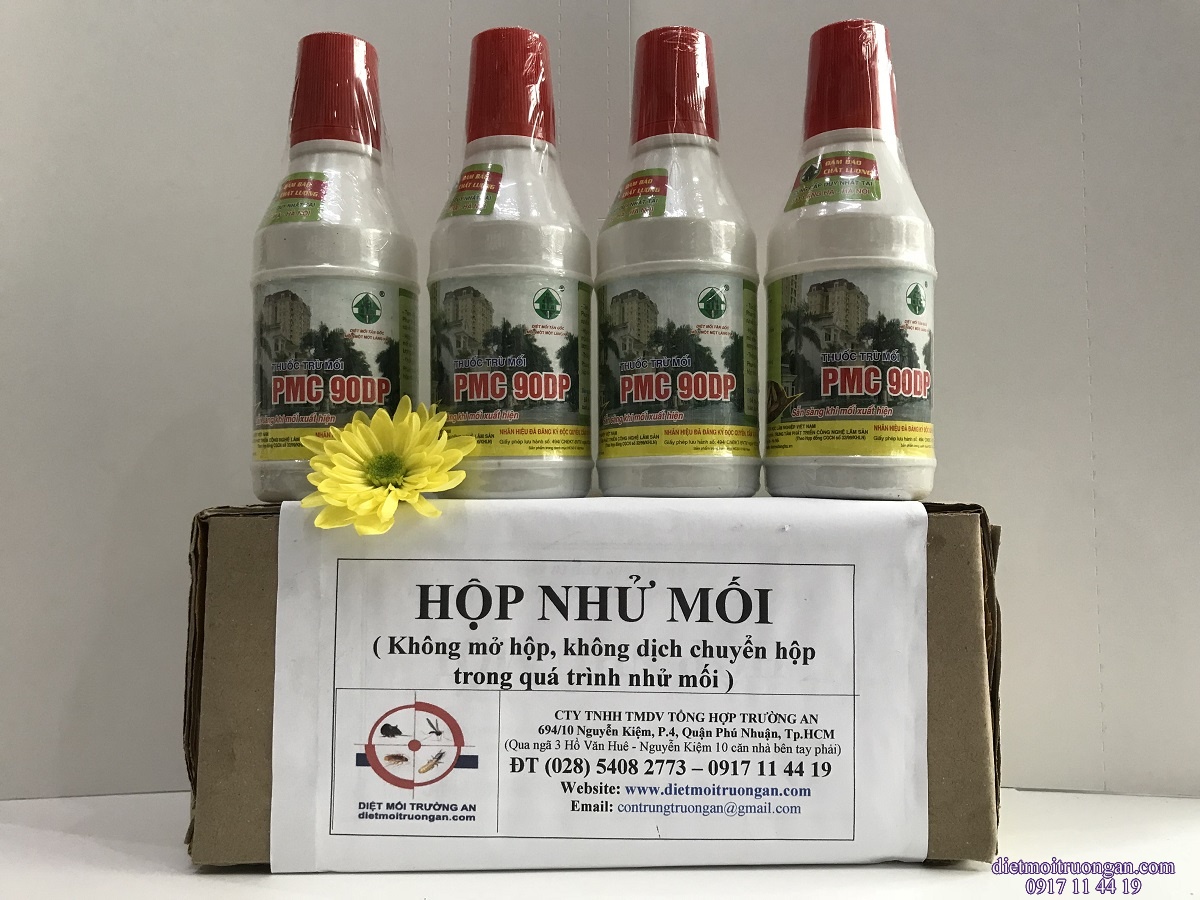 Combo thuốc diệt mối PMC và hai hộp nhử mối (Tự diệt mối tại nhà hiệu quả)