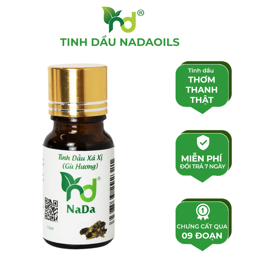 Tinh dầu Xá xị nguyên chất Nada | Kiểm định QT3 | Khử trùng Giảm Stress Hỗ trợ hô hấp Chống lão hóa