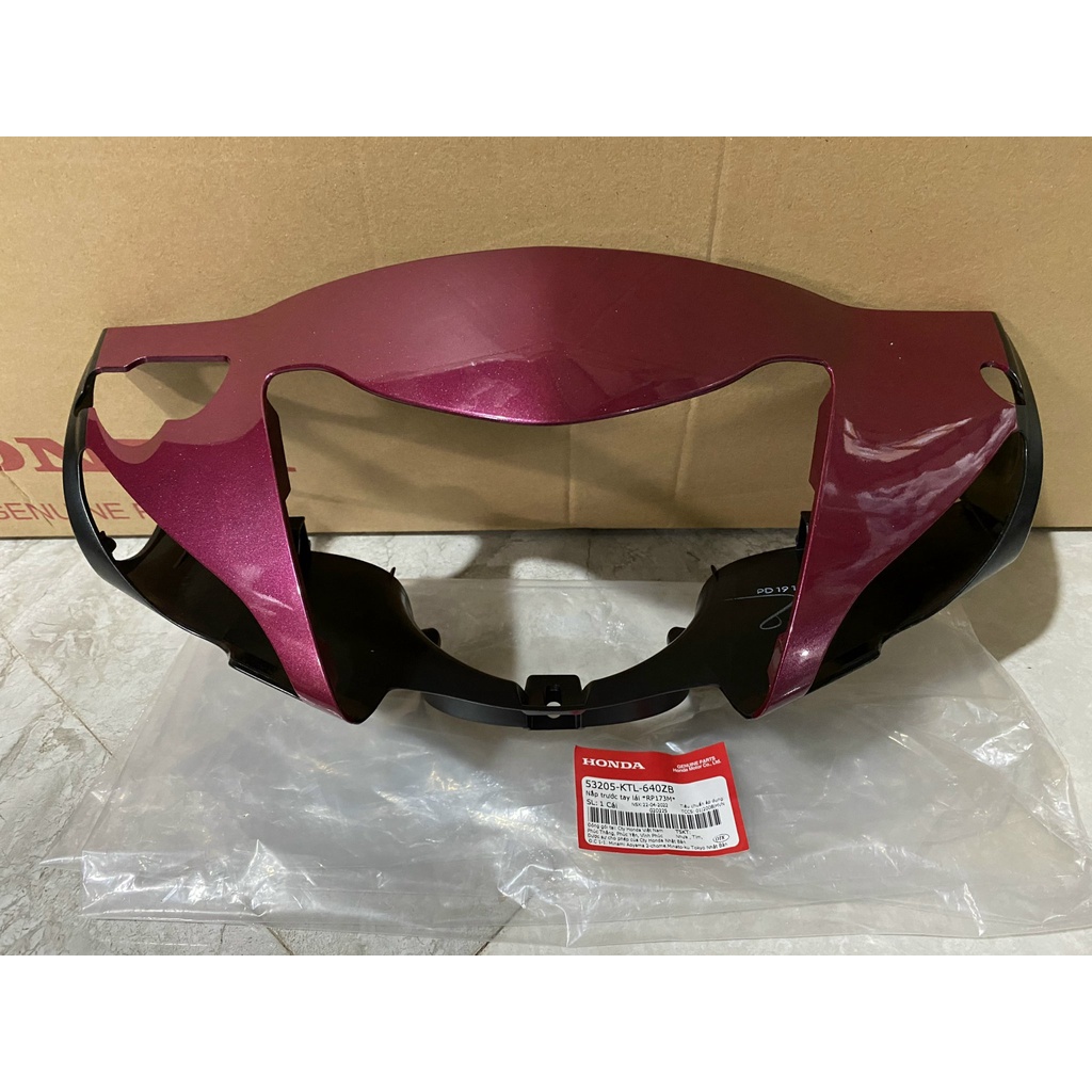 Nắp trước tay lái - bàn thờ HONDA WAVE RS100 năm 2005 màu Tím. (53205KTL640ZB)