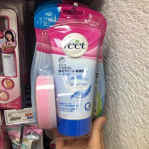 Kem tẩy lông veet nhật bản 150g, an toàn và hiệu quả.