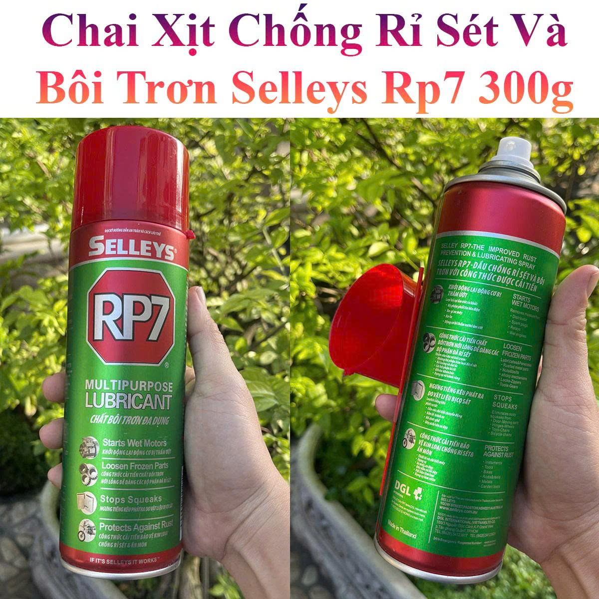 CHAI XỊT CHỐNG RỈ SÉT VÀ BÔI TRƠN MÁY MÓC DUNG TÍCH 350GAM, VỆ SINH VÀ LÀM SẠCH VẾT Ố NHƯ MỚI - DUNG DỊCH TẨY RỬA ĐA NĂNG CHẤT LƯỢNG TỐT