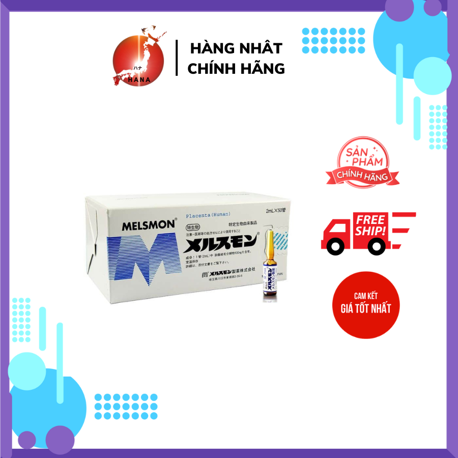 Tế bào gốc nhau thai dạng tiêm melsmon placenta 50 ống x 2ml