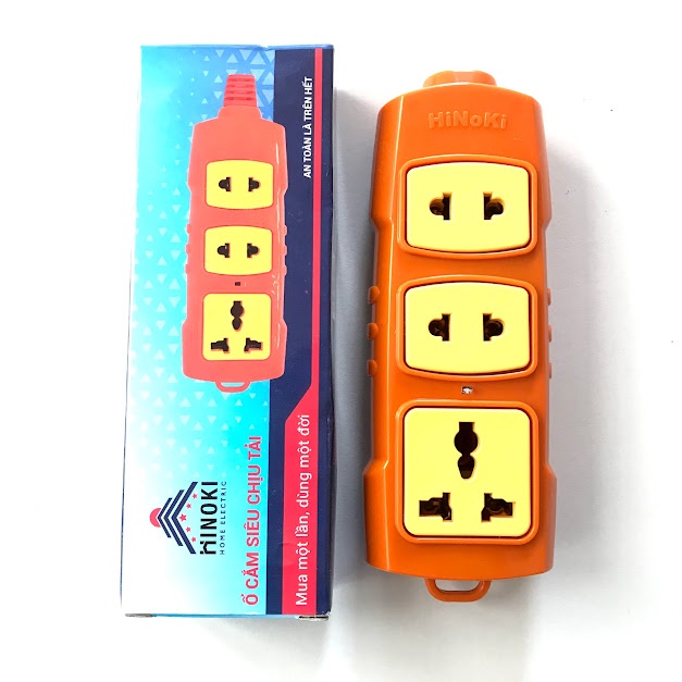 Ổ cắm điện siêu chịu tải lõi sứ 6000w, ổ cắm điện không dây chống cháy P6000W