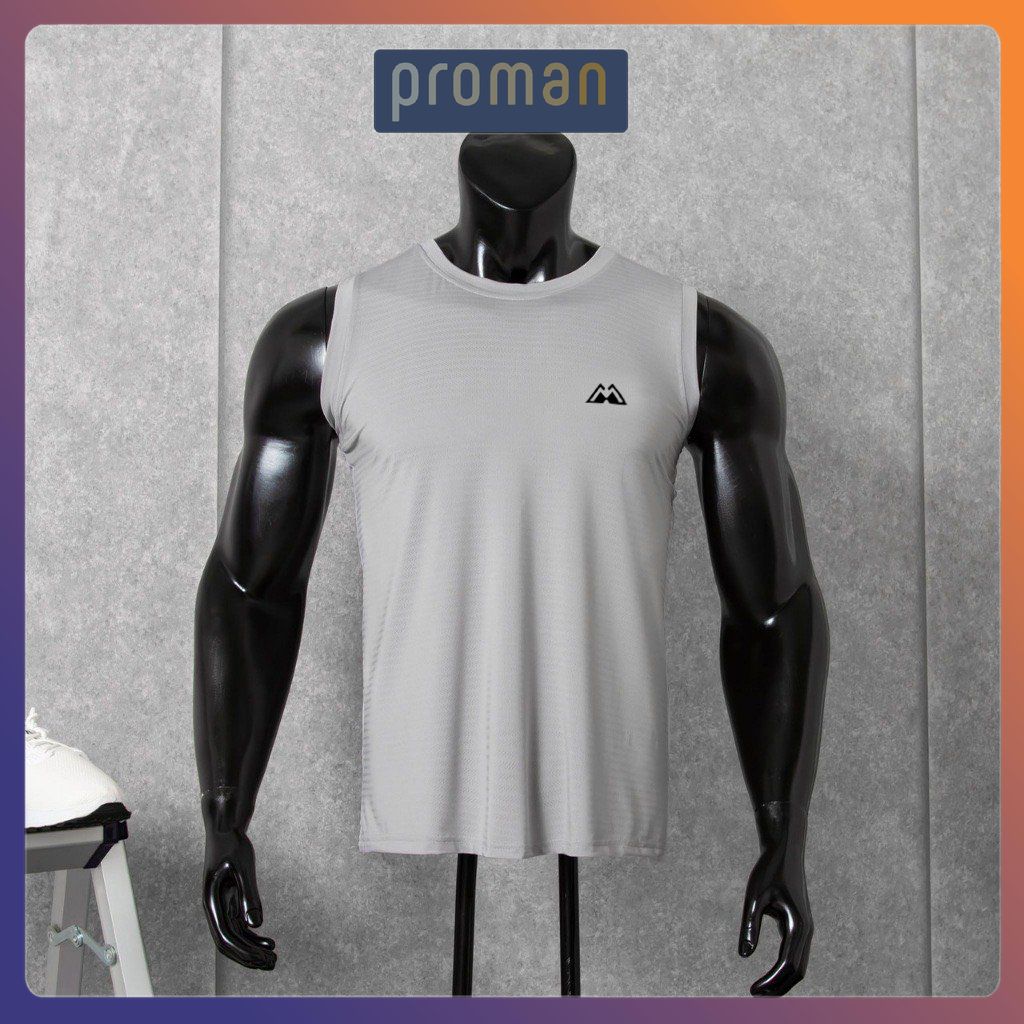 Áo ba lỗ nam hottrend hè 2024, áo nam ba lỗ siêu thoáng mát, áo thể thao ba lỗ a3l03 - proman