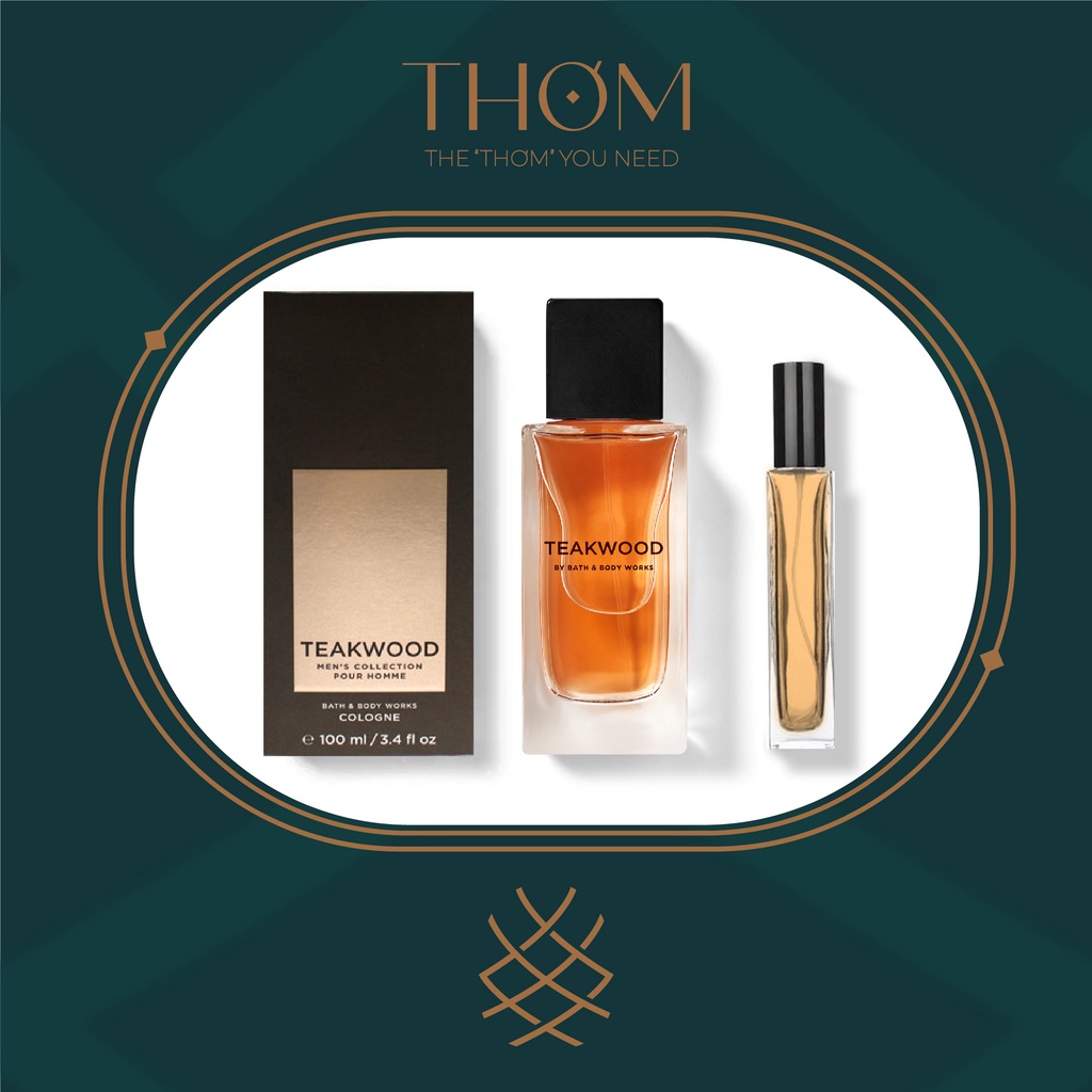 Nước hoa nam bath & body works eau de cologne - teakwood