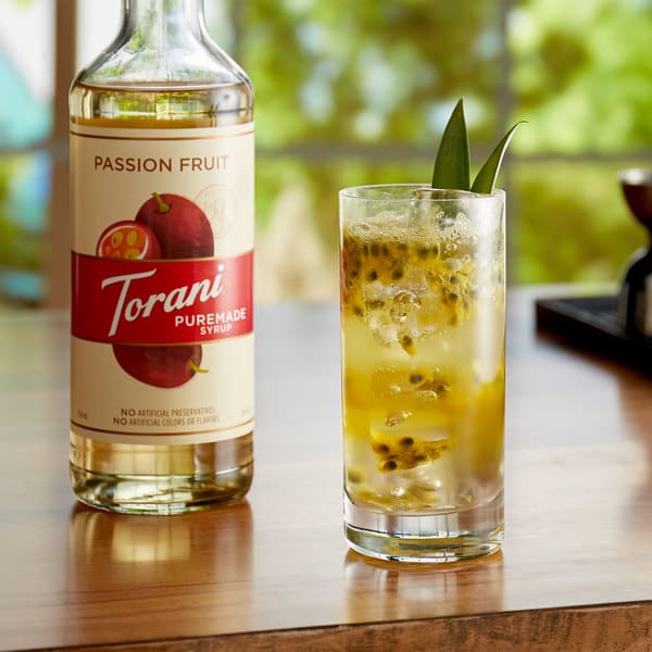 Torani Puremade Siro Pha Chế Vị Chanh Dây Passion Fruit Syrup 750ml Mỹ