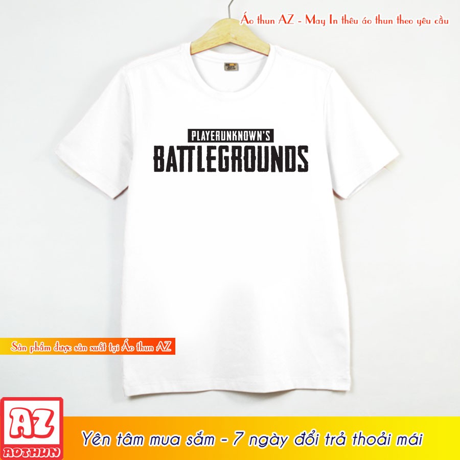 Áo thun game pubg mobile battlegrounds - form rộng m1108