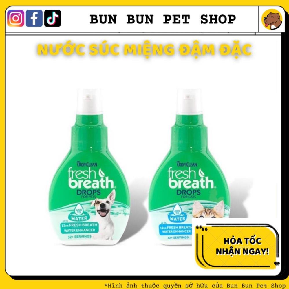 65ml Nước vệ sinh ng.ăn ng.ừa Mảng Bám, Mùi Hôi, Cao Răng Chó Mèo đậm đặc
